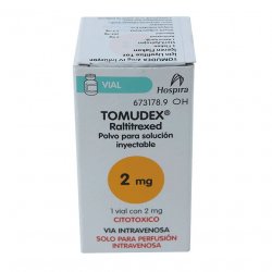 Томудекс (Ралтитрексид) лиофилизат д/пригот р-ра д/инф 2мг фл. 1шт в Таганроге и области фото